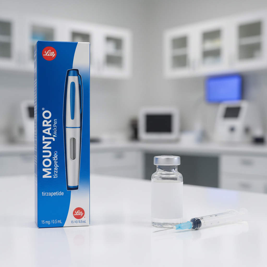Comparison of Mounjaro KwikPen and generic vial of compounded medication